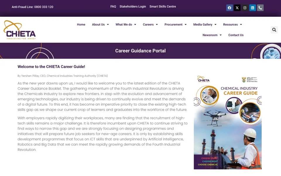 CHIETA career portal