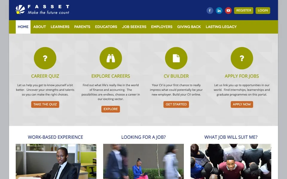 FASSET career portal