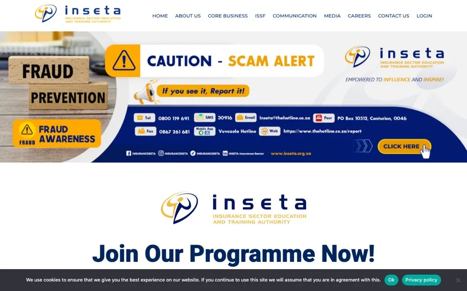 INSETA career portal