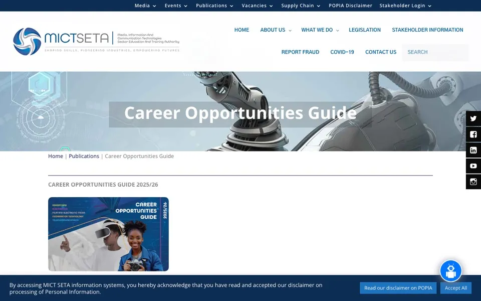 MICTSETA career portal